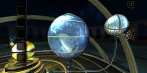 迷室3地球仪怎么转开