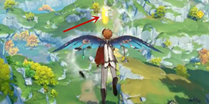 原神飞行挑战风中杂碍怎么过