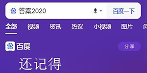 答案2020怎么用来查看你的2020搜索账单
