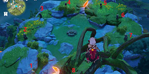 原神山顶八个龙头怎么点亮