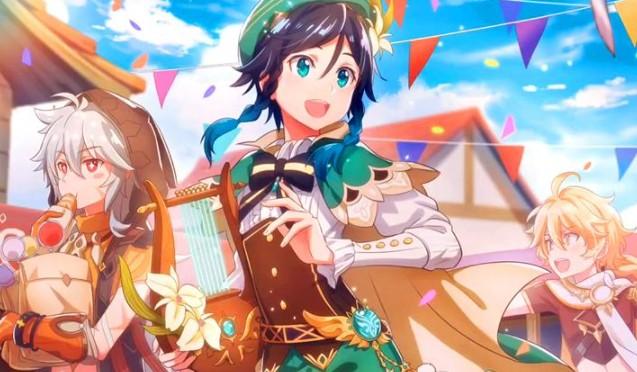 原神风花节前往标记地点附近留影怎么拍照