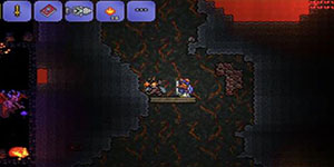 泰拉瑞亚手游狱岩石怎么挖