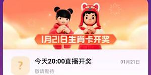 2022支付宝生肖卡怎么激活