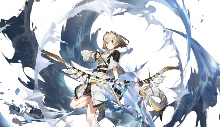 白夜极光薇丝手上拿着什么