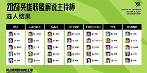 2023LOL解说主持杯选人结果一览