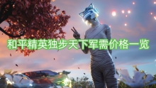 和平精英独步天下军需价格一览
